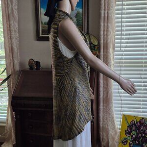 Boho wrap M. Open Knit design